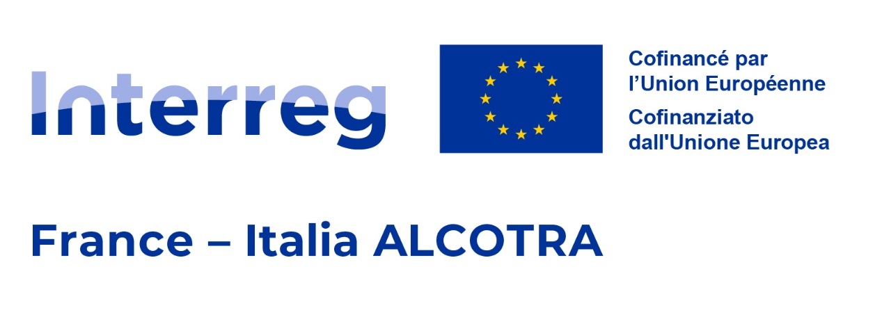 Il logo del progetto: Interreg VI A ALCOTRA 2021 – 2027 Italia - Francia